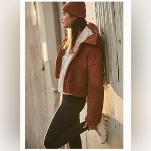 Free People Adventure Awaits Fleece Sherpa sz xs excellent condition